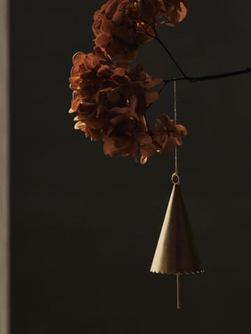 Cone bell διακοσμητικό κρεμαστό (σετ 2 τεμαχίων) - Brass - Ferm Living
