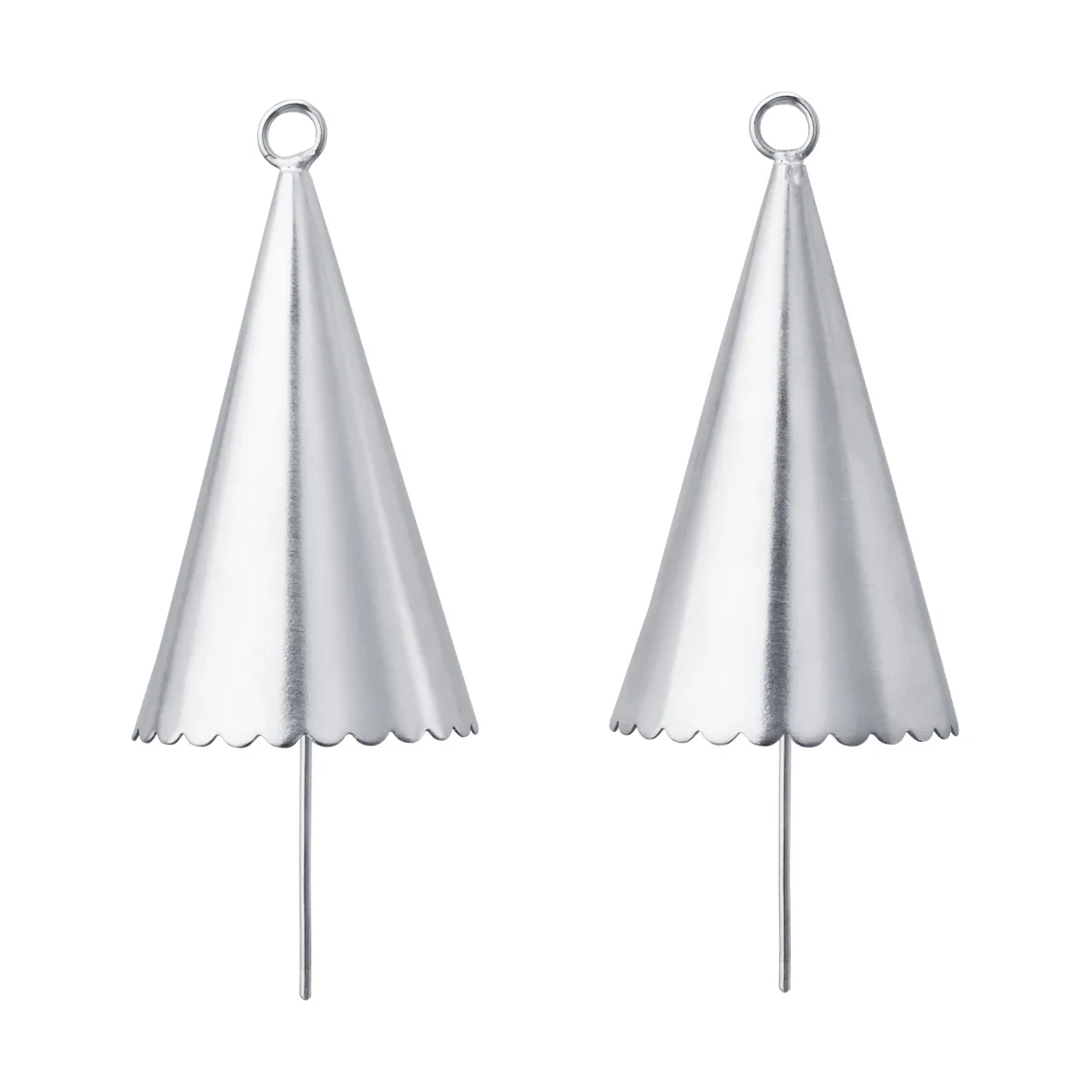 Cone bell διακοσμητικό κρεμαστό 2 τεμάχια, Ασήμι Ferm Living