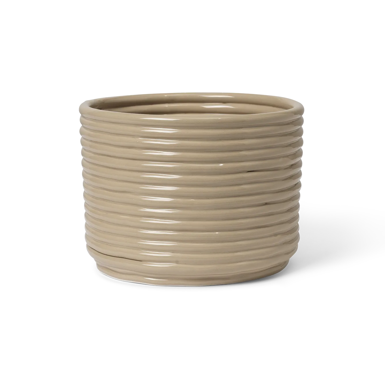 Corduroy γλάστρα Ø20x15 cm, Cashmere Ferm Living