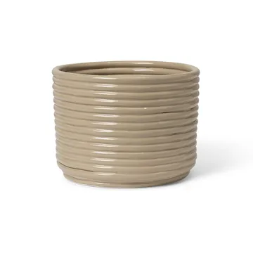 Corduroy γλάστρα Ø20x15 cm - Cashmere - Ferm Living