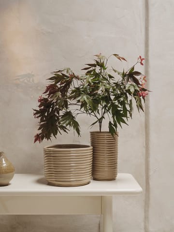 Corduroy γλάστρα Ø20x15 cm - Cashmere - Ferm Living