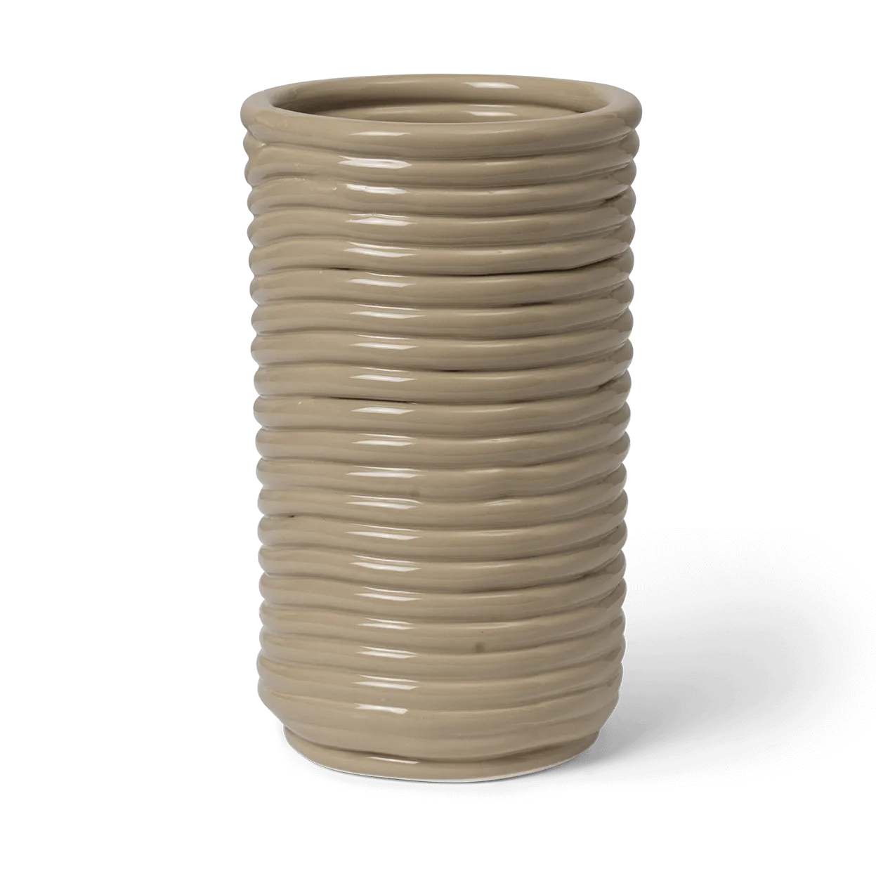 Corduroy βάζο 21 cm, Cashmere Ferm Living