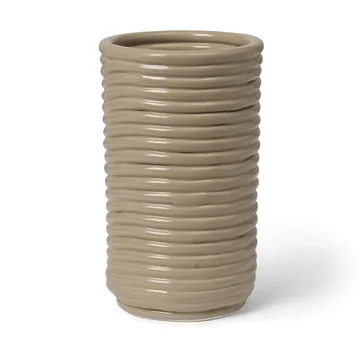 Corduroy βάζο 21 cm - Cashmere - Ferm Living
