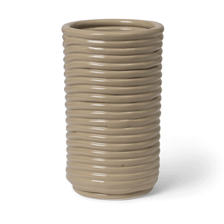 Corduroy βάζο 21 cm - Cashmere - Ferm Living