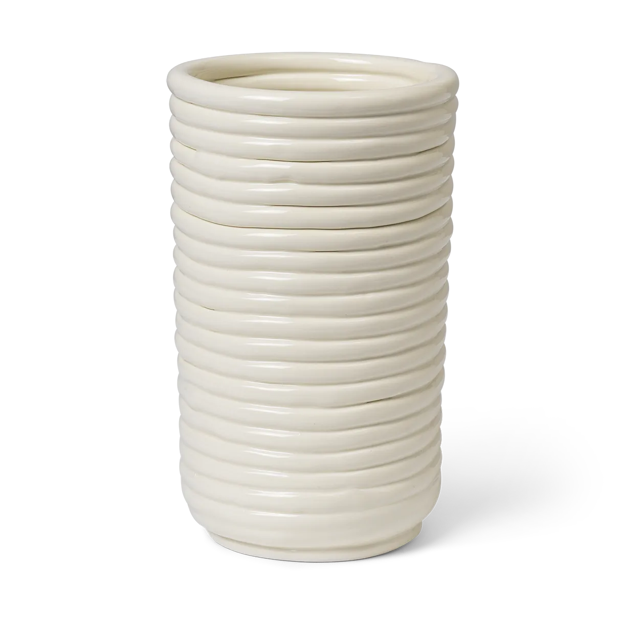 Corduroy βάζο 21 cm, Off white Ferm Living