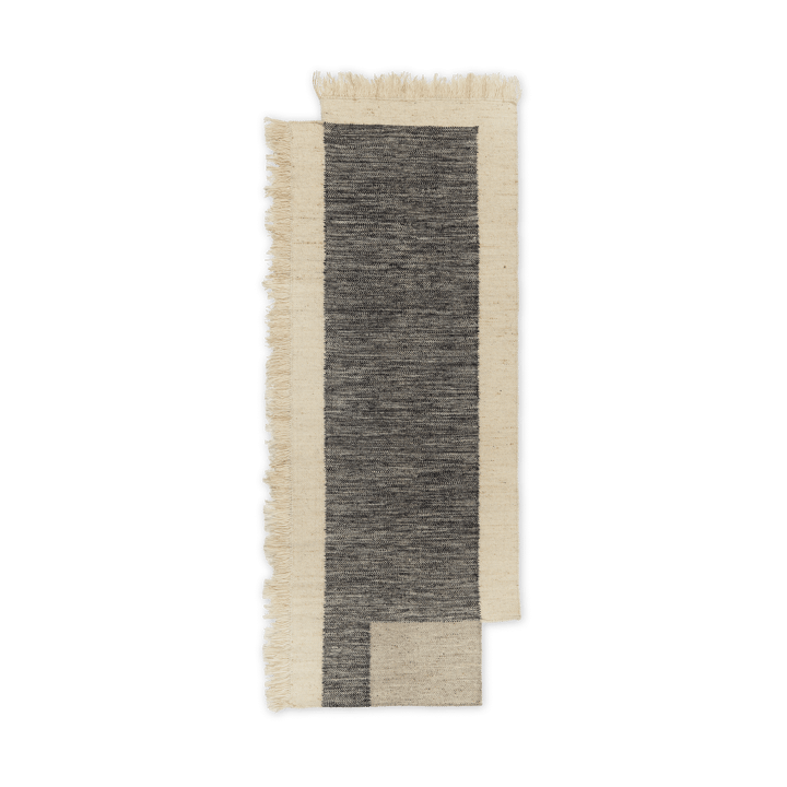 Counter χαλί πεζοπορίας - Κάρβουνο-Λευκό, 80x200 εκ. - Ferm Living