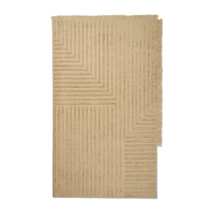 Crease μάλλινο χαλί 160x250 cm - Ανοιχτόχρωμη Άμμος - Ferm Living