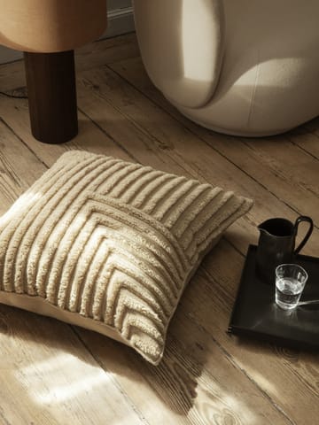 Crease μαξιλάρι 80x80 cm - Ανοιχτόχρωμη Άμμος - Ferm Living