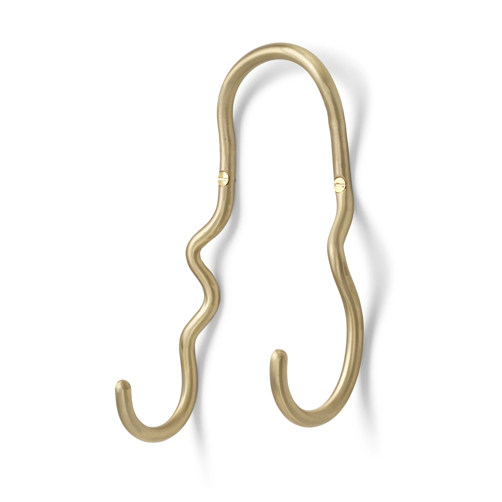 Curvature διπλός γάντζος, ορείχαλκος Ferm Living