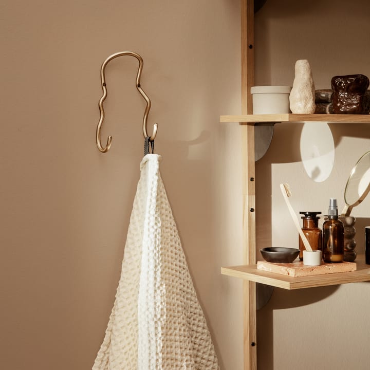 Curvature διπλός γάντζος, ορείχαλκος Ferm Living