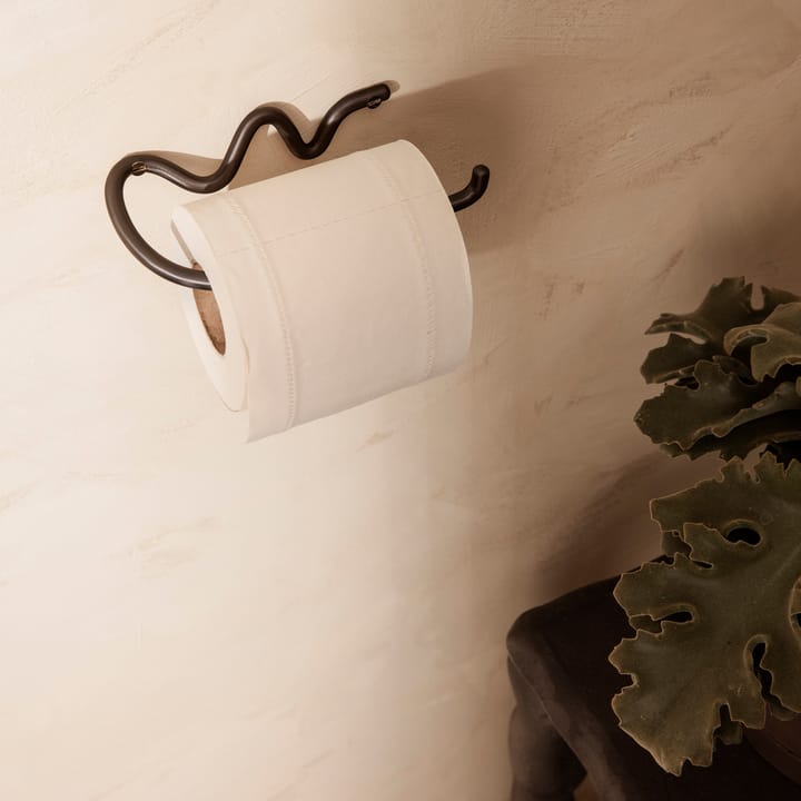 Curvature χαρτοθήκη μπάνιου, Μαύρος ορείχαλκος Ferm Living