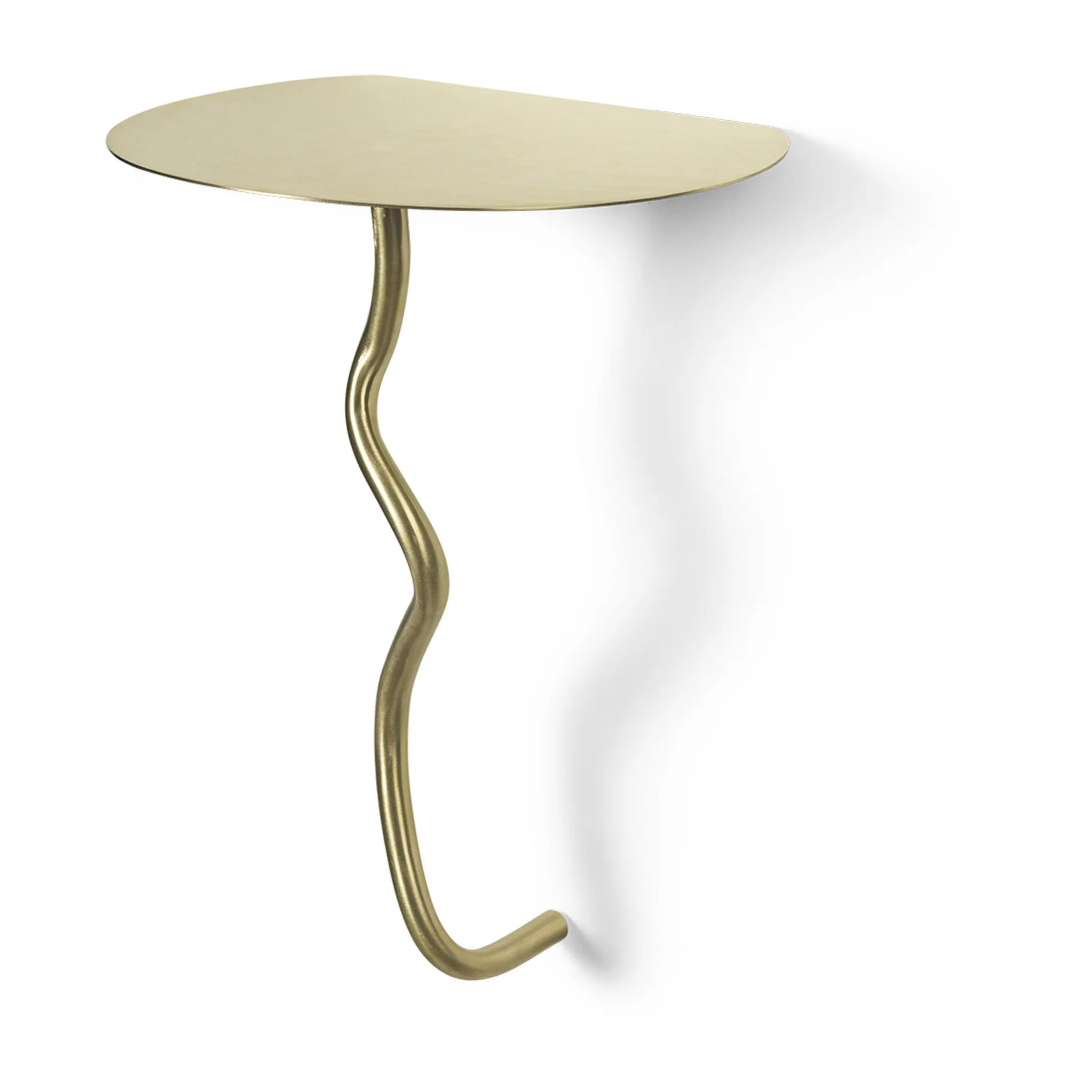 Τραπέζι τοίχου Curvature, Ορειχάλκινο Ferm Living