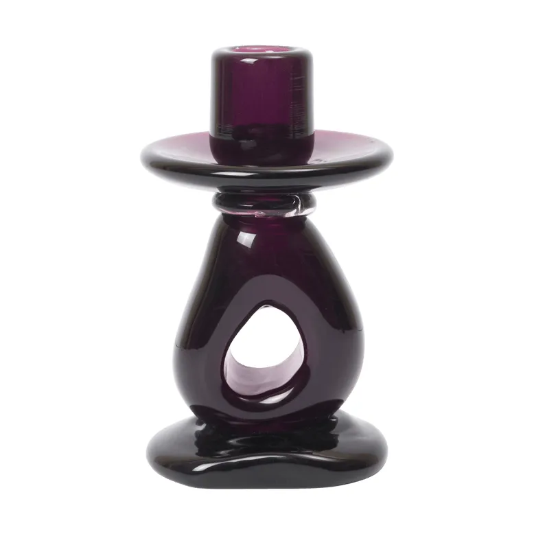 Damo κηροπήγιο 16 εκ., Dark grape Ferm Living