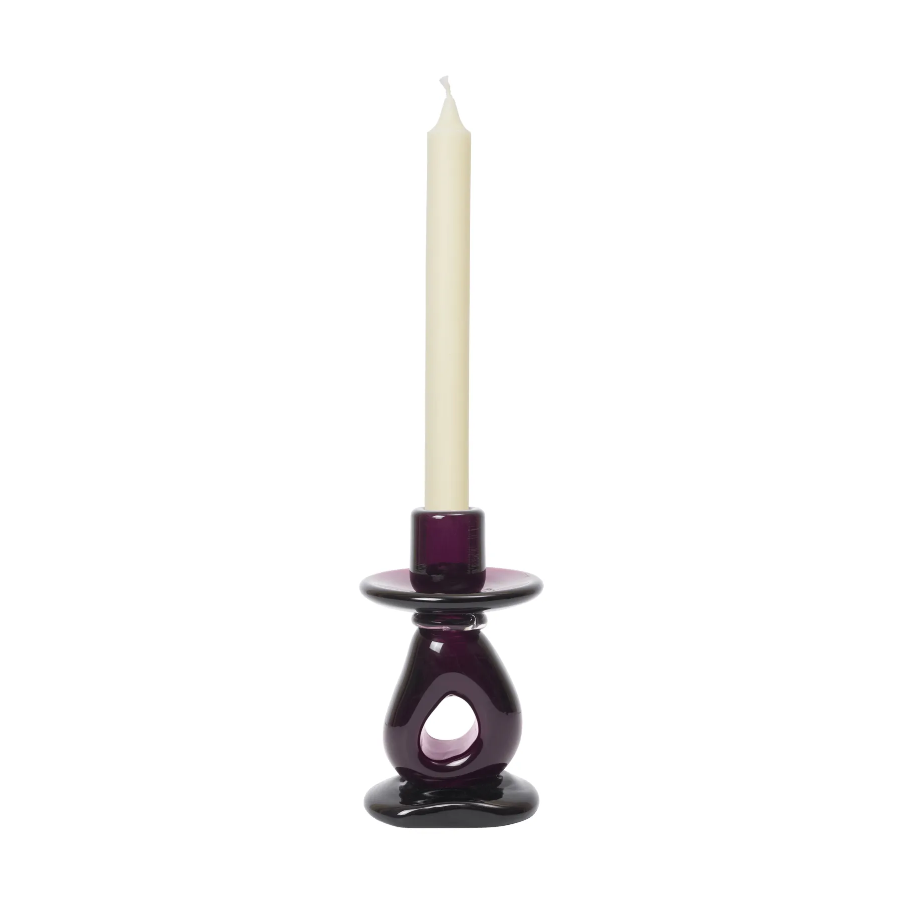 Damo κηροπήγιο 16 εκ., Dark grape Ferm Living