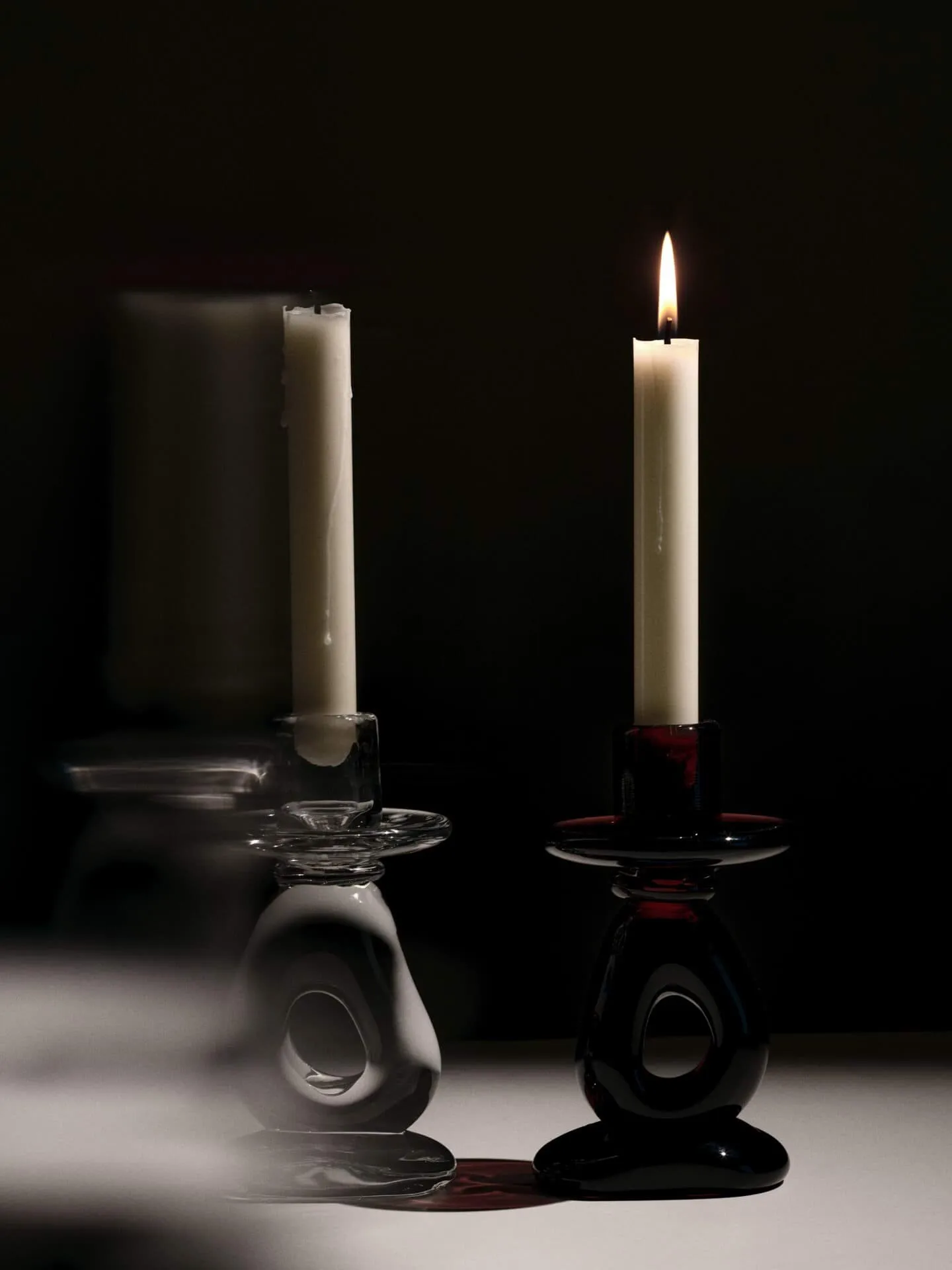 Damo κηροπήγιο 16 εκ., Dark grape Ferm Living