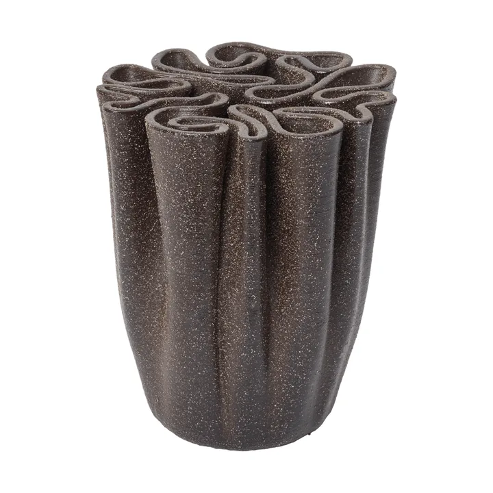 Dedali βάζο 25 εκ. - Dark brown - Ferm Living
