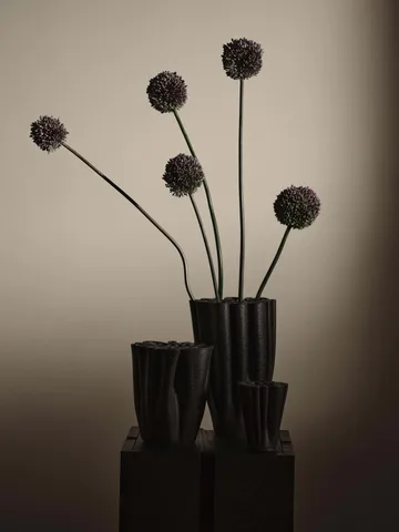 Dedali βάζο 25 εκ. - Dark brown - Ferm Living