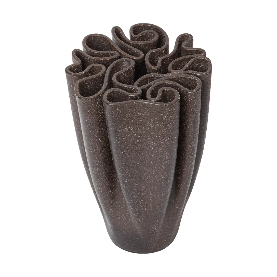 Dedali επιδαπέδιο βάζο, Dark brown Ferm Living