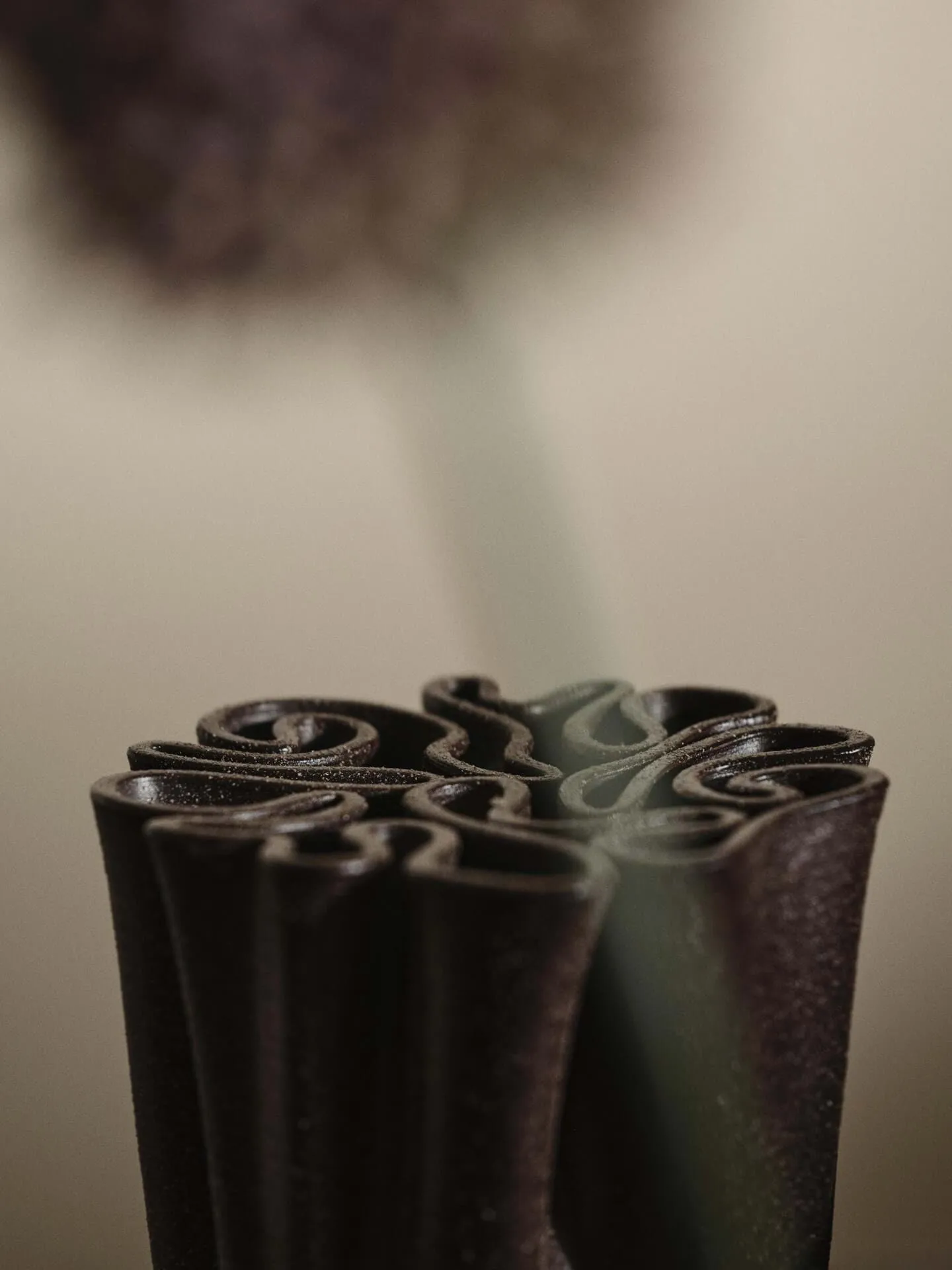 Dedali επιδαπέδιο βάζο, Dark brown Ferm Living