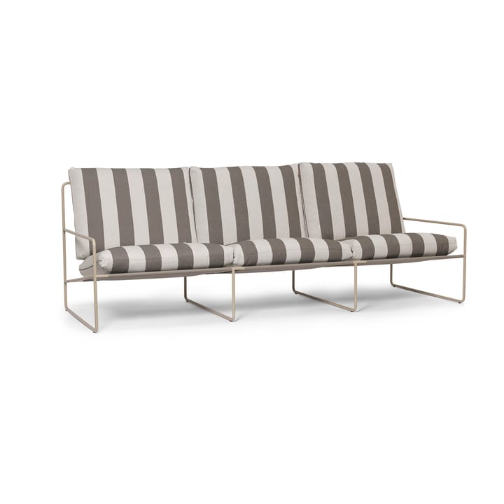 Desert 3-seat καναπές - Cash stripe-chocolate - Ferm LIVING