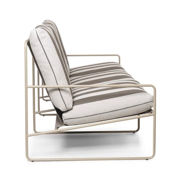 Desert 3-seat καναπές - Cash stripe-chocolate - Ferm Living