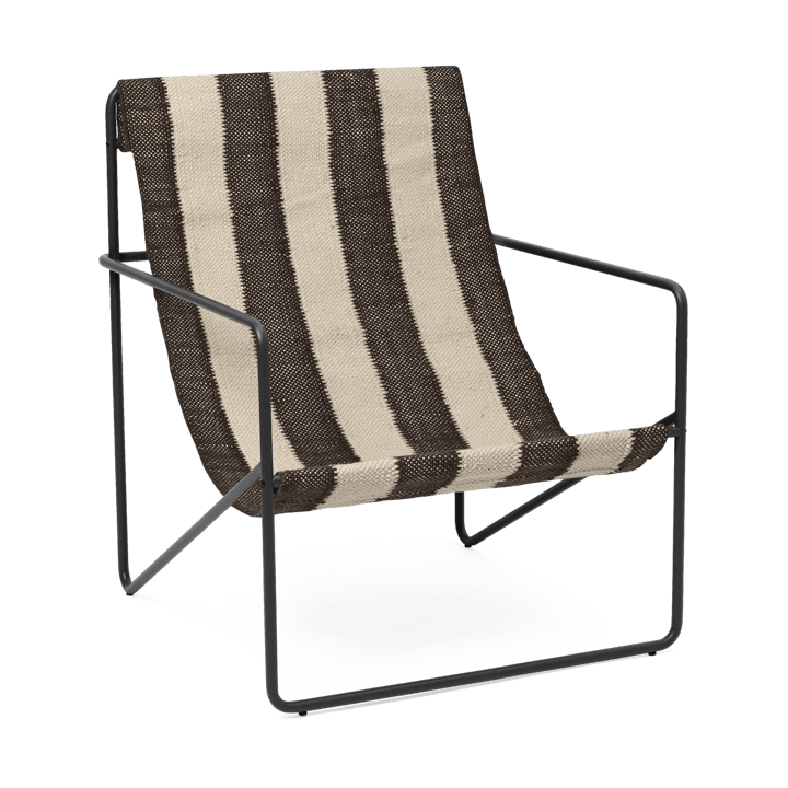 Desert πολυθρόνα σαλονιού - Black, off-white, chocolate - Ferm Living