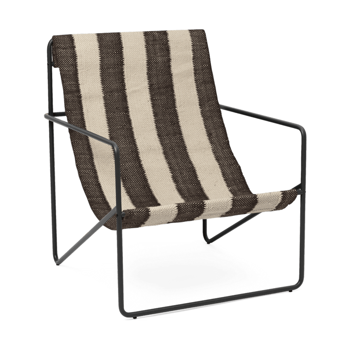 Desert πολυθρόνα σαλονιού - Black, off-white, chocolate - Ferm LIVING