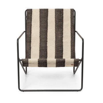 Desert πολυθρόνα σαλονιού - Black, off-white, chocolate - Ferm Living