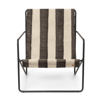 Desert πολυθρόνα σαλονιού - Black, off-white, chocolate - ferm LIVING
