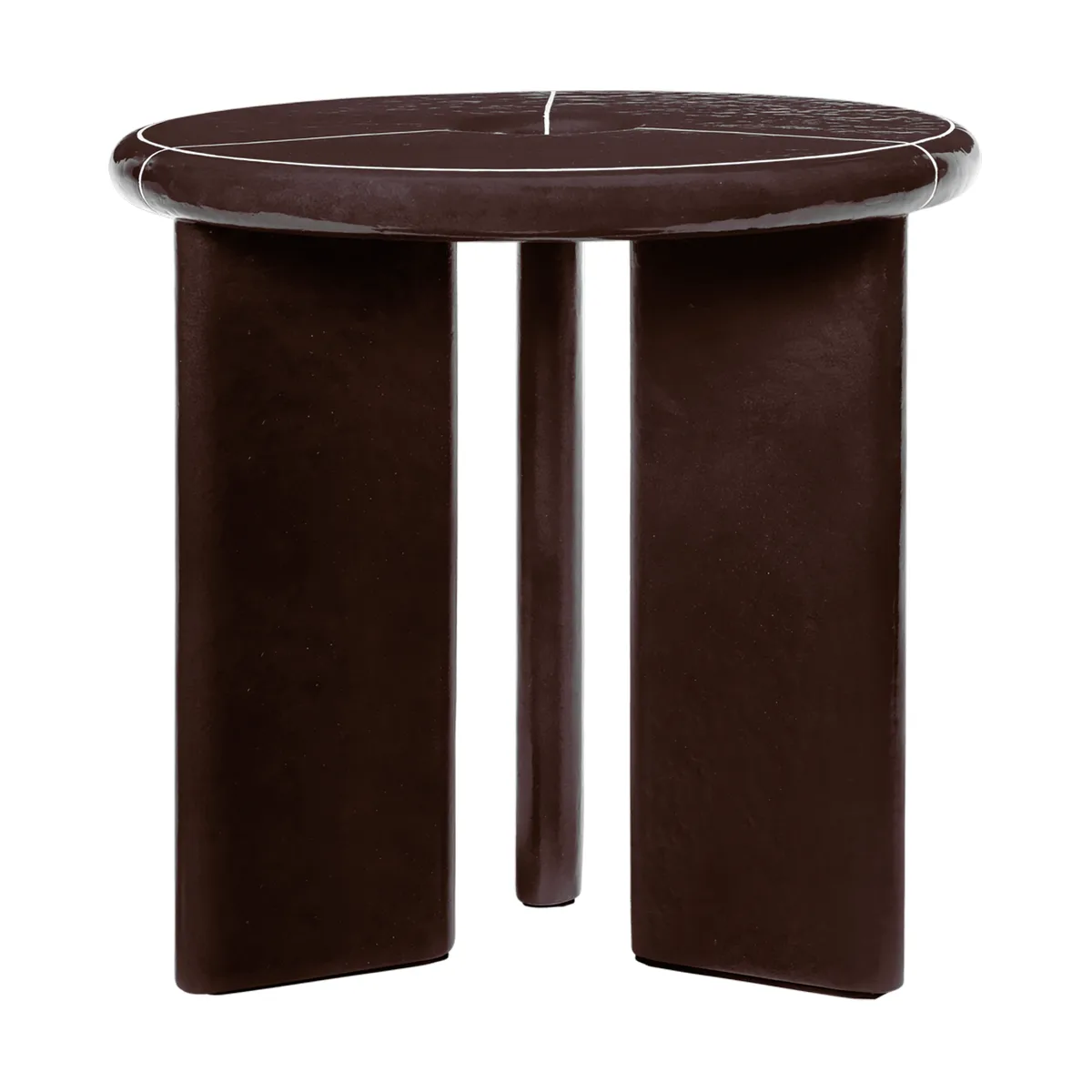 Deya βοηθητικό τραπέζι Ø47x45 εκ., Chestnut brown Ferm Living