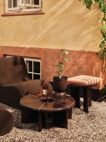 Deya βοηθητικό τραπέζι Ø47x45 εκ. - Chestnut brown - Ferm Living