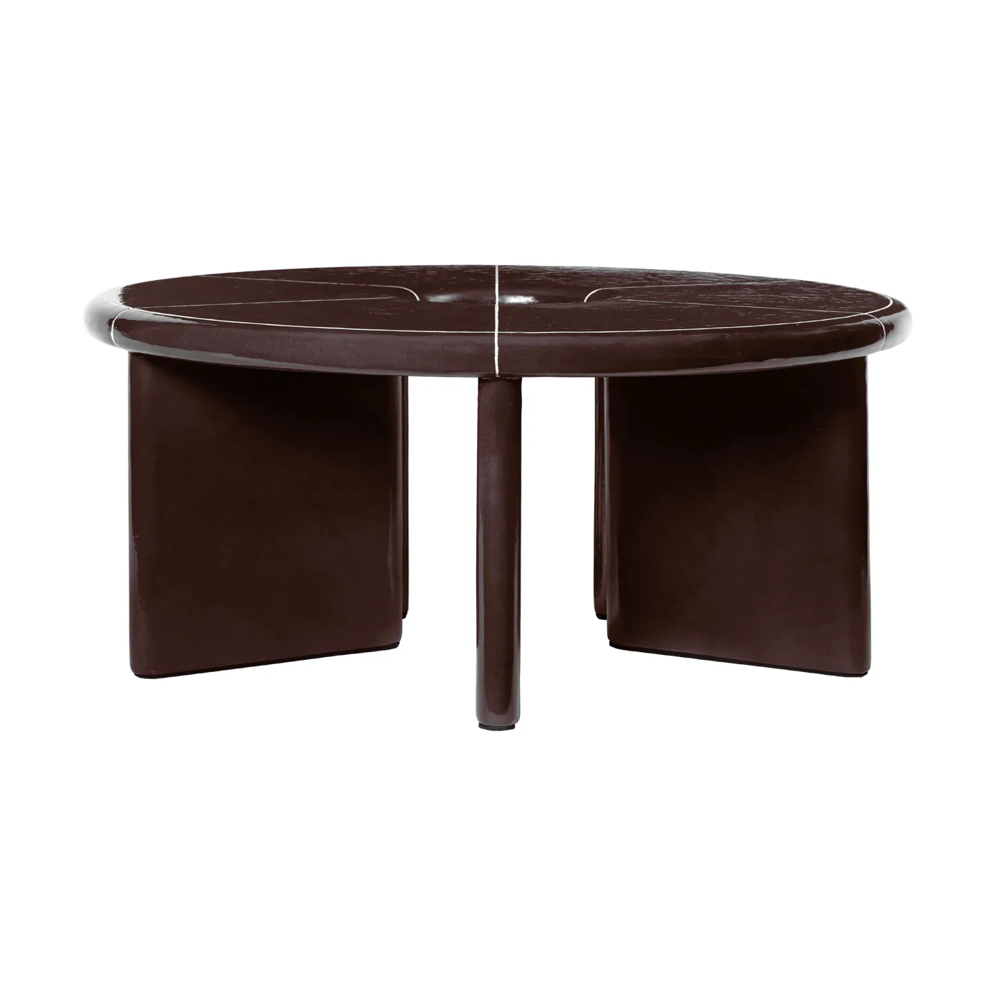 Deya τραπεζάκι σαλονιού Ø80x32 εκ., Chestnut brown Ferm Living