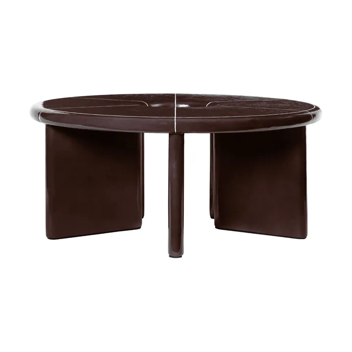 Deya τραπεζάκι σαλονιού Ø80x32 εκ. - Chestnut brown - Ferm Living