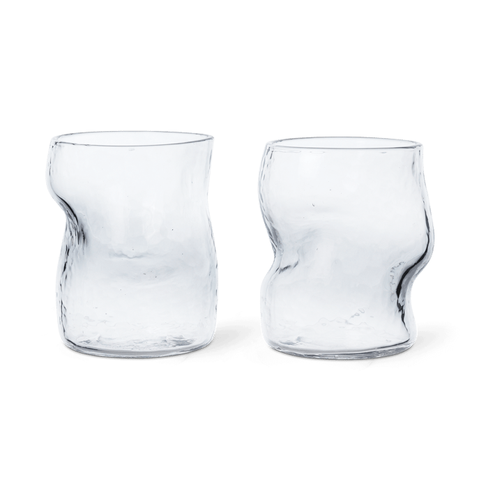Dimple ποτήρι 27 cl Συσκευασία 2 τεμαχίων - Clear - Ferm Living