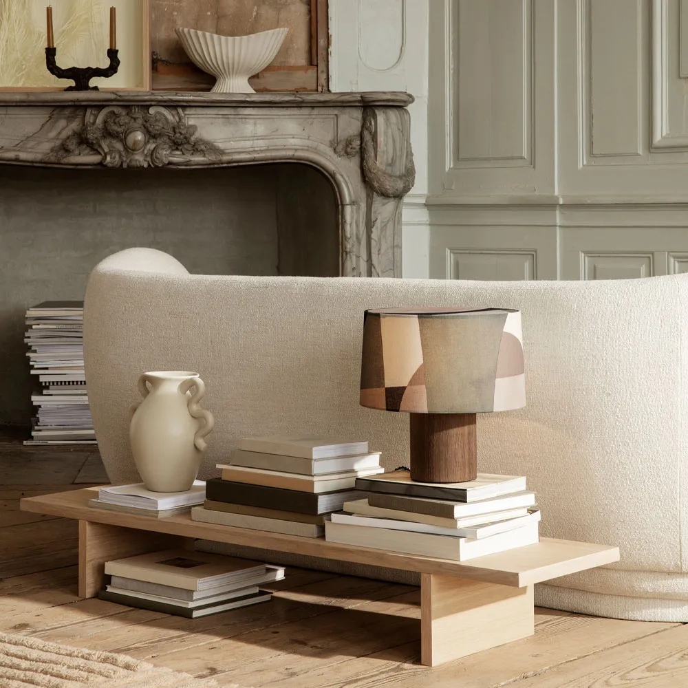 display table Τραπεζάκι Kona, Φυσική καπλαμάς βελανιδιάς Ferm Living