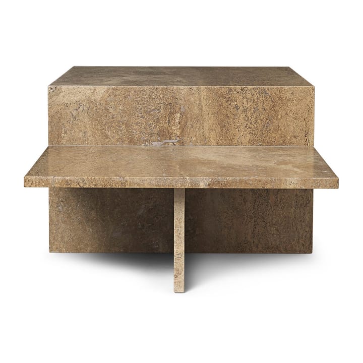 Distinct τραπεζάκι του σαλονιού, Dark Brown Travertine Ferm Living