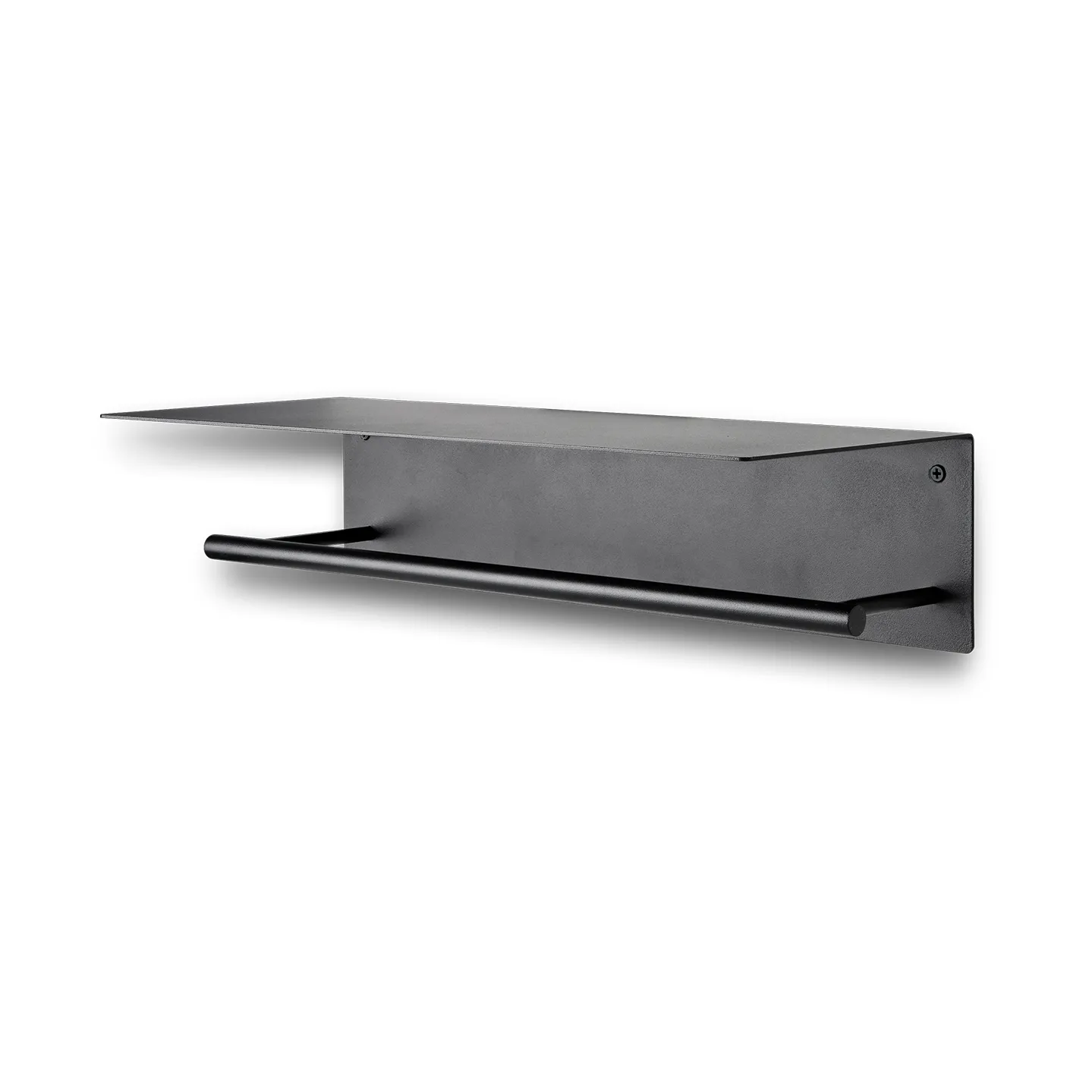 Dora κρεμάστρα πετσετών με ράφι, Black Ferm Living