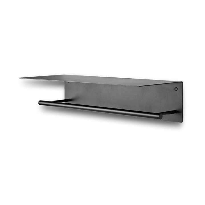Dora κρεμάστρα πετσετών με ράφι, Black Ferm Living