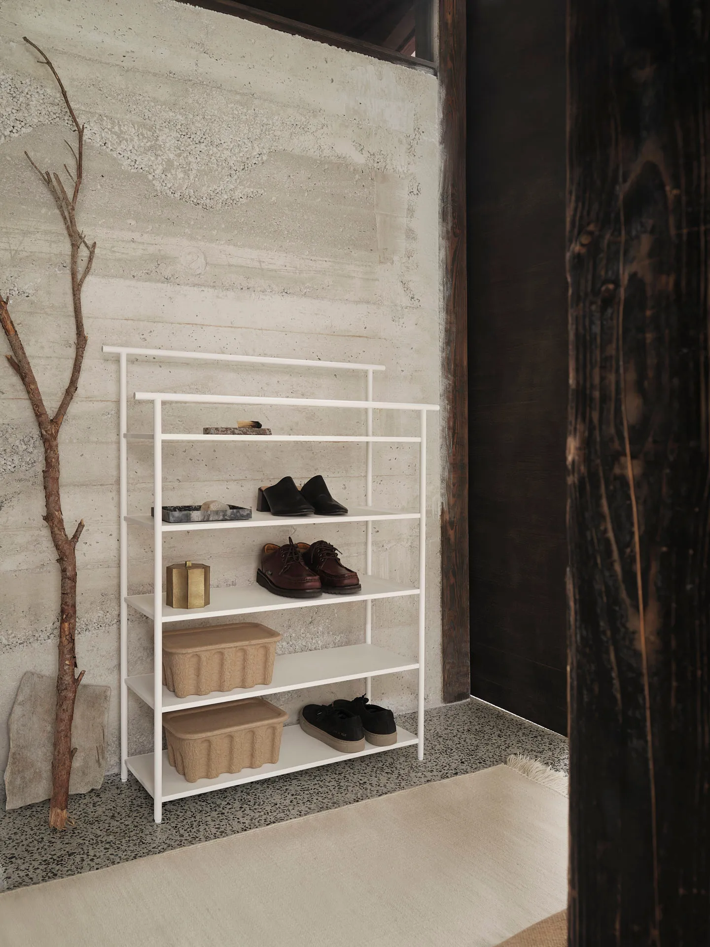 Dora ράφι δαπέδου, White Ferm Living