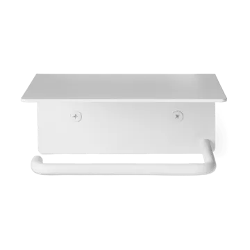 Dora χαρτοθήκη μπάνιου με ράφι - White - Ferm Living