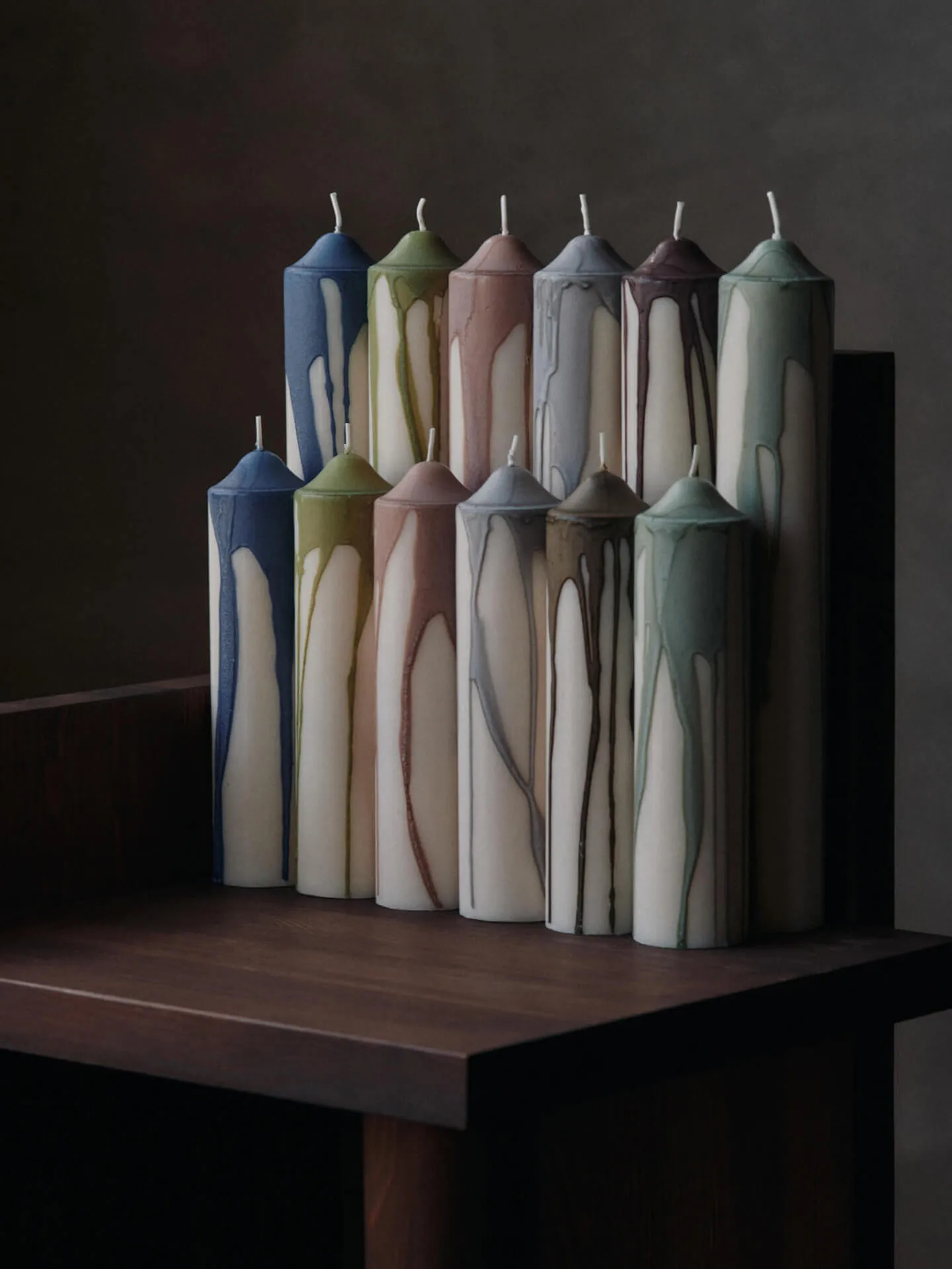 Dryp κερί τύπου block, Beige, 20 cm Ferm Living