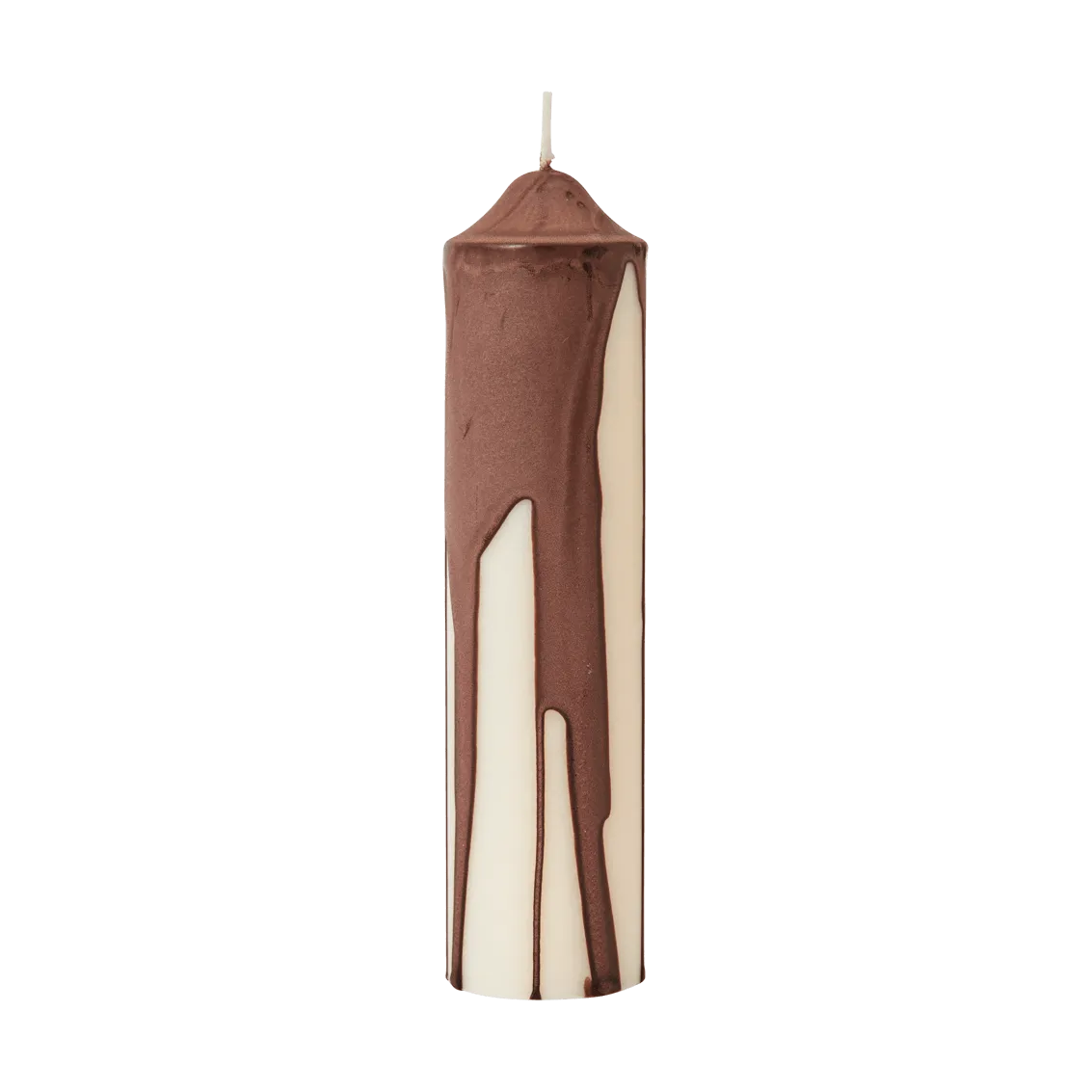 Dryp κερί τύπου block, Dark Chocolate, 20 cm Ferm Living