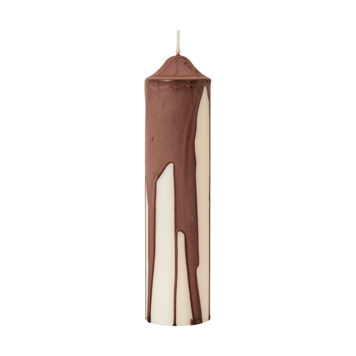 Dryp κερί τύπου block - Dark Chocolate, 20 cm - Ferm Living