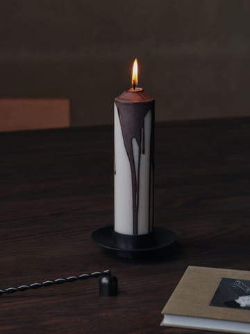 Dryp κερί τύπου block - Dark Chocolate, 20 cm - Ferm Living