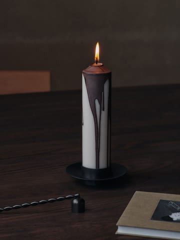 Dryp κερί τύπου block - Dark Chocolate, 20 cm - Ferm Living