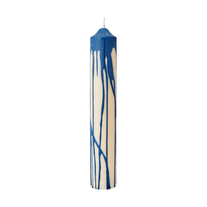 Dryp κερί τύπου block - Deep Blue, 30 cm - Ferm Living
