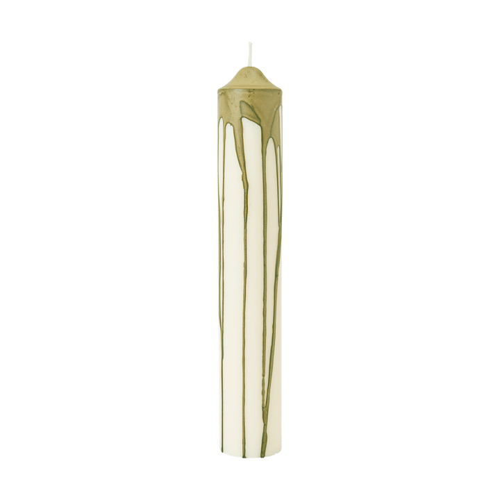 Dryp κερί τύπου block - Olive Green, 30 cm - Ferm Living