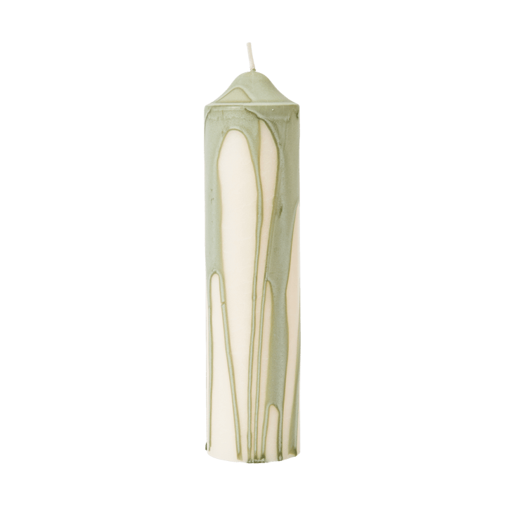 Dryp κερί τύπου block - Tea Green, 20 cm - Ferm Living