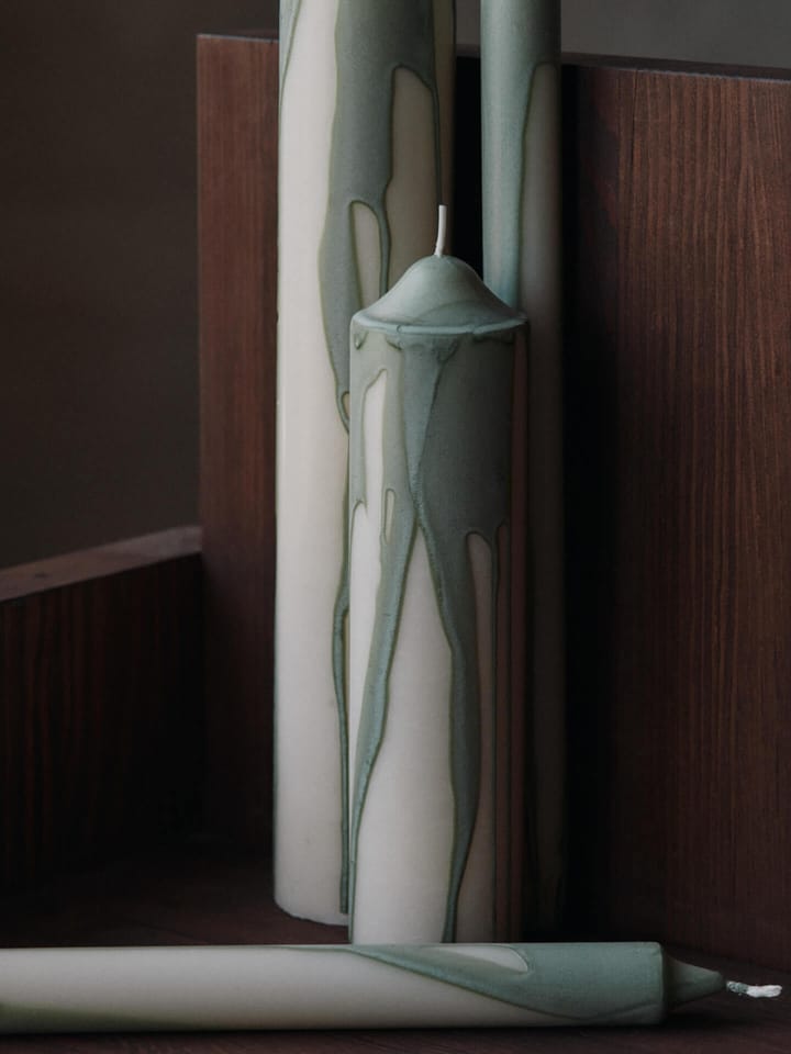 Dryp κερί τύπου block, Tea Green, 30 cm Ferm Living