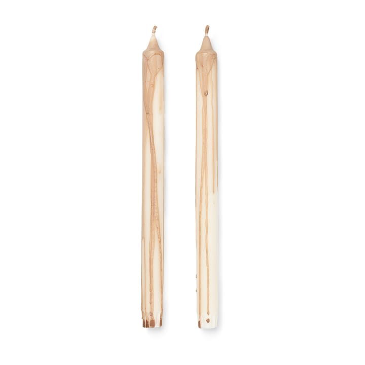 Dryp stearin κερί 2-pack, Μπεζ Ferm Living